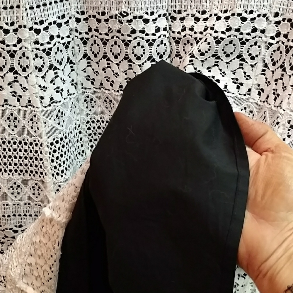 New york and Co.white lacey cotton/nylon dress - Picture 7 of 8